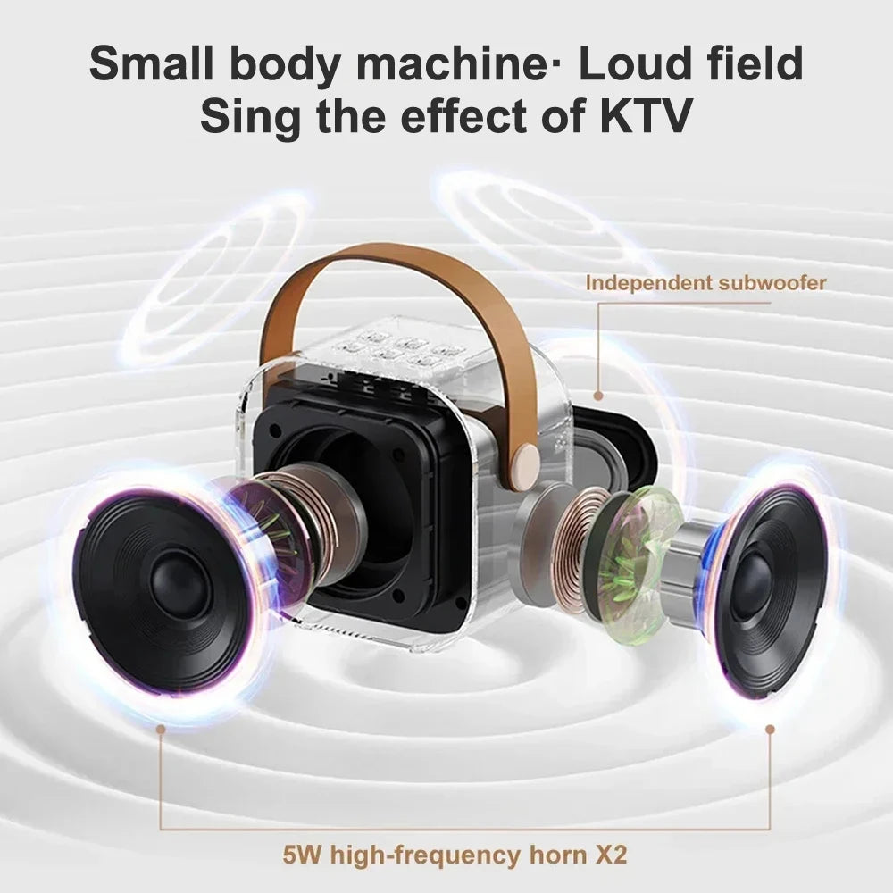 Canto profesional Bluetooth $ altavoz ColumnSpeaker micrófono de Karaoke Ktv de alta gama micrófono inalámbrico de Audio Bluetooth