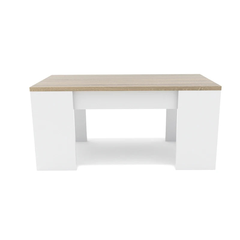 Dormidan - MESA DE CENTRO ELEVABLE MC4, Comedor o Auxiliar, Mayor Grosor y Estabilidad.