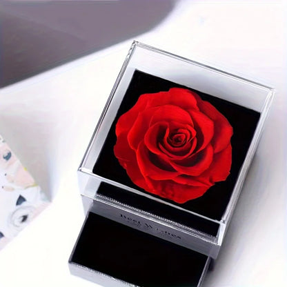 Collar de corazón de circón rojo de lujo con caja de regalo rosa para novia, cumpleaños, Navidad, regalo de San Valentín, accesorios románticos 2023