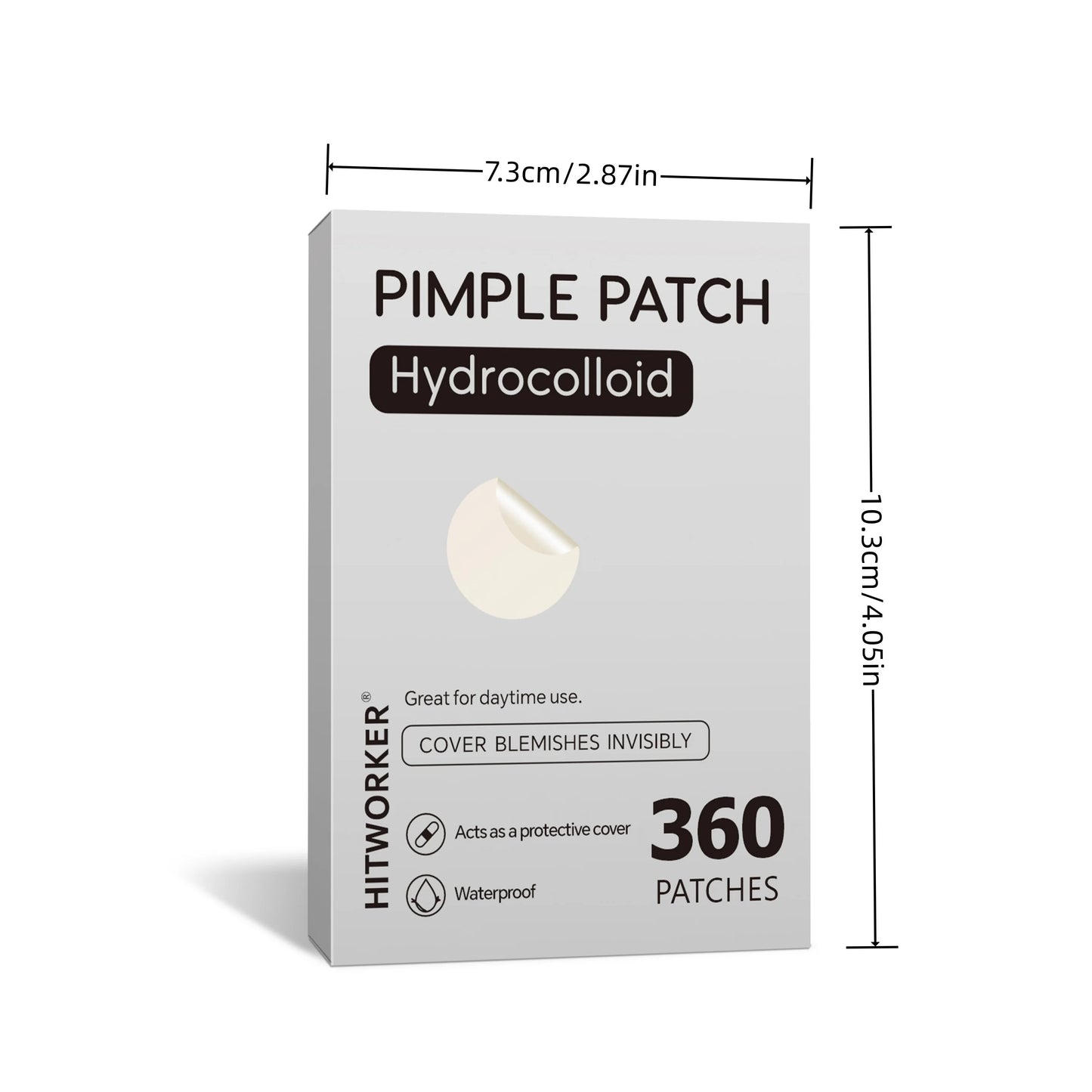 360 Uds parche para acné facial cuidado de la piel Invisible parches para acné y espinillas curación antiinflamatoria absorbente pegatina para cubrir el acné