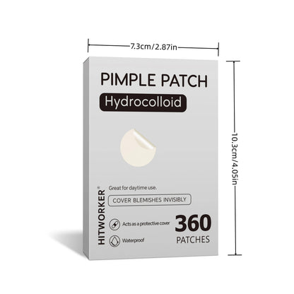 360 Uds parche para acné facial cuidado de la piel Invisible parches para acné y espinillas curación antiinflamatoria absorbente pegatina para cubrir el acné