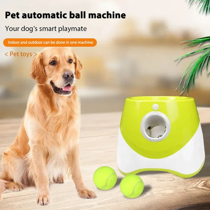 Juguetes para perros y mascotas, máquina de lanzamiento automática con ajuste de distancia de tres velocidades, catapulta de 3/6/9m, lanzador de tenis, dispositivo de lanzamiento de pelotas para mascotas