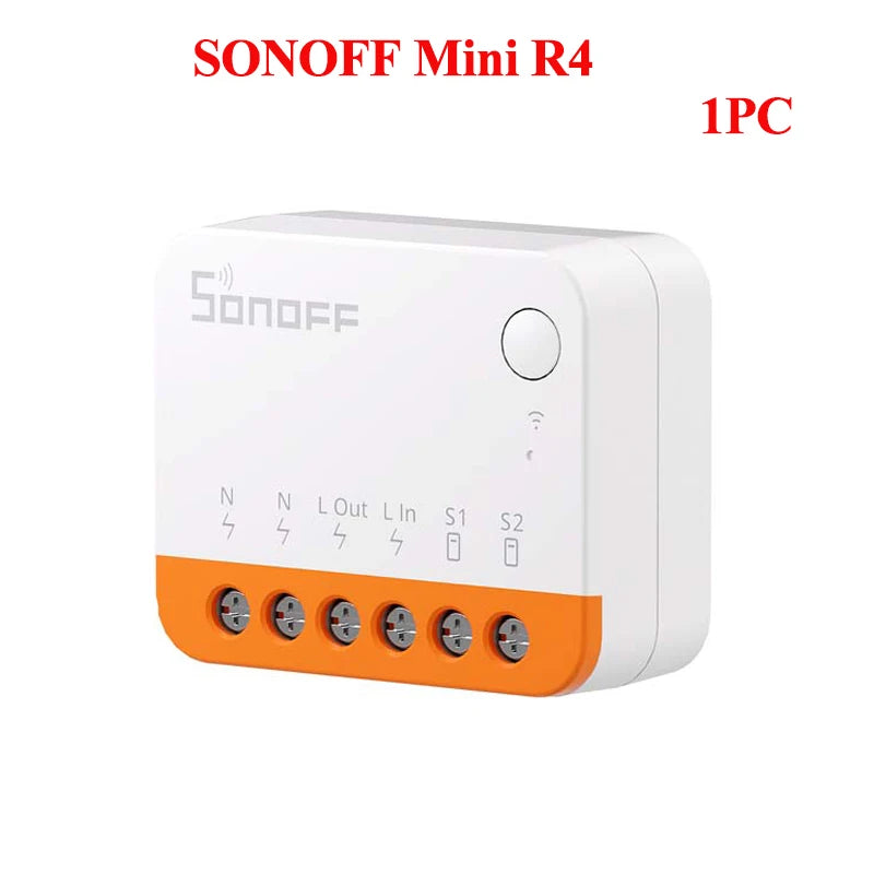 Interruptor inteligente WiFi Sonoff Mini R4 Extreme con relé, módulo de interruptor DIY de encendido/apagado, control por aplicación eWelink, compatible con Alexa.