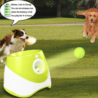 Juguetes para perros y mascotas, máquina de lanzamiento automática con ajuste de distancia de tres velocidades, catapulta de 3/6/9m, lanzador de tenis, dispositivo de lanzamiento de pelotas para mascotas