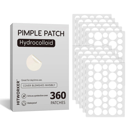360 Uds parche para acné facial cuidado de la piel Invisible parches para acné y espinillas curación antiinflamatoria absorbente pegatina para cubrir el acné