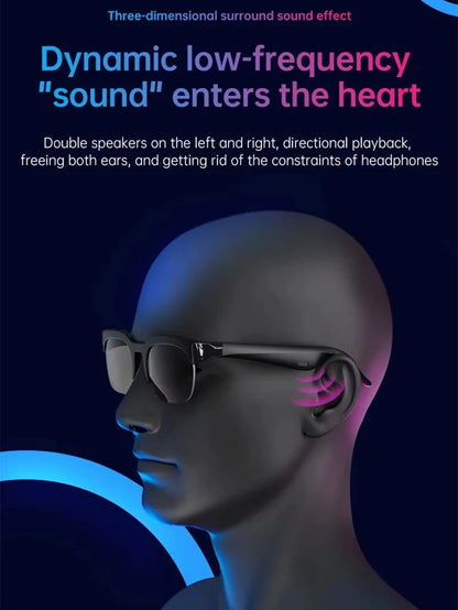 Gafas Inteligentes Lenovo 2026, Nuevas con Traducción IA, Bluetooth, Grabación de Conversaciones, Escucha de Música, para Hombres y Mujeres