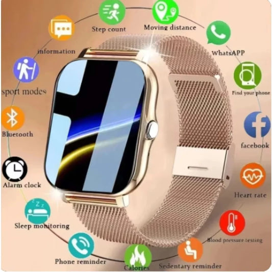 KESHUYOU 2025 reloj inteligente pantalla HD de 2,01 pulgadas respuesta hacer llamadas mensaje preservación modos deportivos DIY Dial pronóstico del tiempo hombres mujeres
