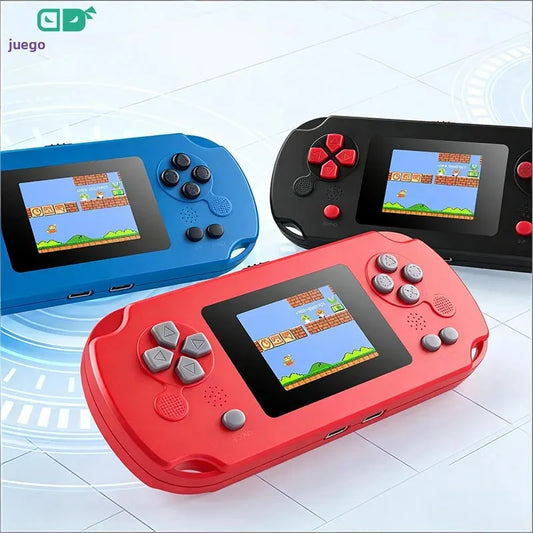 Consola de videojuegos portátil retro GAMINJA GC31, pantalla TFT a color, reproductor de juegos de 8 bits, 128 juegos integrados