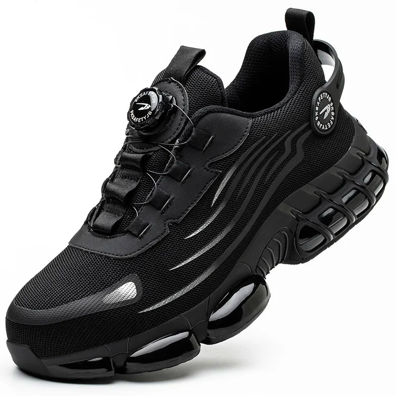 Botas de seguridad impermeables Para Hombre, Botas de trabajo indestructibles con punta de acero, zapatos de seguridad antigolpes y resistentes a puñaladas, Botas de motociclista Para Hombre