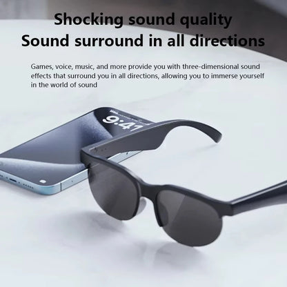 Gafas Inteligentes Lenovo 2026, Nuevas con Traducción IA, Bluetooth, Grabación de Conversaciones, Escucha de Música, para Hombres y Mujeres