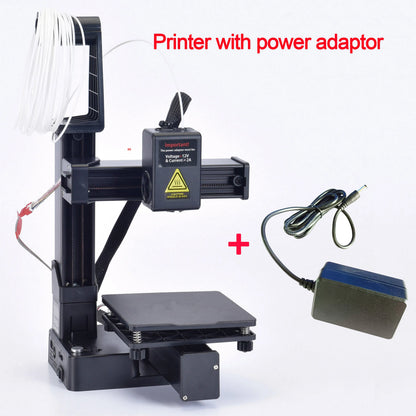 Nivel de entrada de impresora 3D EasyThreed compatible con filamento PLA TPU de 1,75 mm incluye adaptador de corriente.