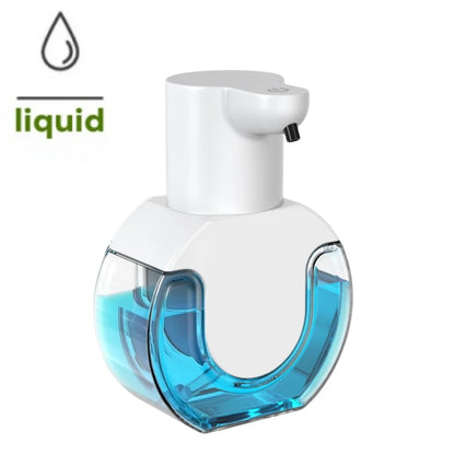 Dispensador automático de jabón líquido/Foma, dispensador eléctrico sin contacto, recargable por USB con sensor infrarrojo para baño, cocina