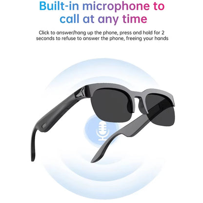 Gafas Inteligentes Lenovo 2026, Nuevas con Traducción IA, Bluetooth, Grabación de Conversaciones, Escucha de Música, para Hombres y Mujeres